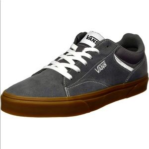 Vans Seldan sneaker suede pewter/gum Mens 9.5